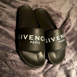 Givenchy slides, decent condition, size 10, no box